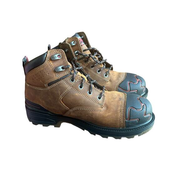 Timberlands Men's Magnitude 6" Composite Toe Waterproof leather Boot. Size 7.5 W - Picture 3 of 7